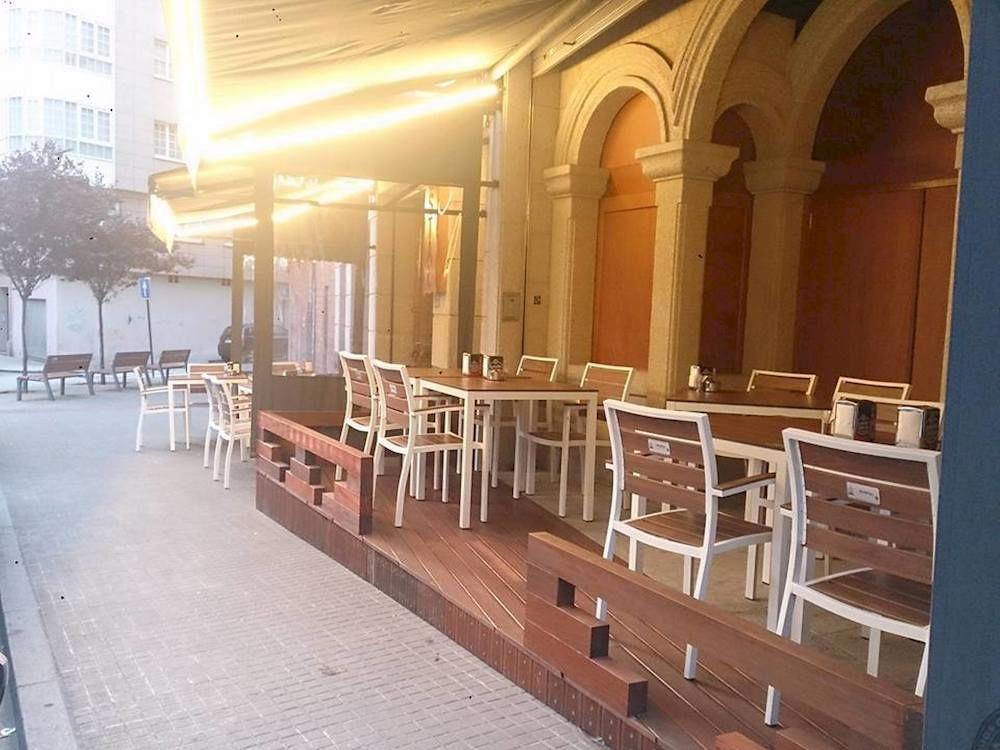 Pension Santa Clara A Coruna Bagian luar foto